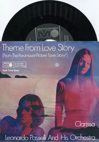 Single Leonardo Passelli: Theme from Love Story (Metronome M 25 294) D 1971