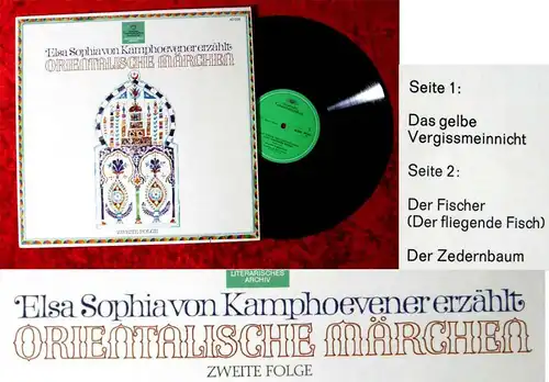 LP Elsa Sophia von Kamphoevener erzählt Orientalische Märchen 2 (DGG 40 036) D