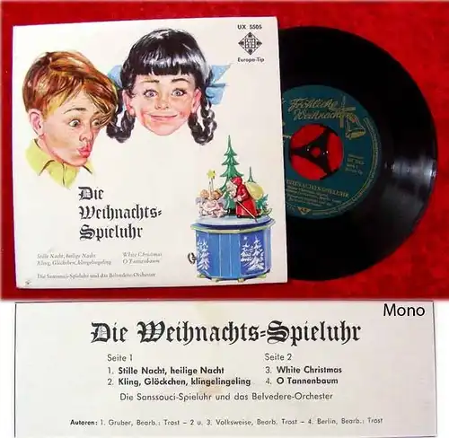 EP Sanssouci Spieluhr und Belvedre Orchester Die Weihna