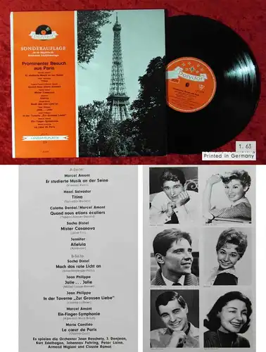 25cm LP Prominenter Besuch aus Paris (Polydor J 73 539) D 1963