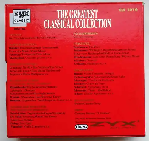 10CD Box The Greatest Classical Collection (1995)