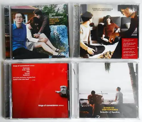 4 CD´s  Kings Of Convenience   - Sammlung  -