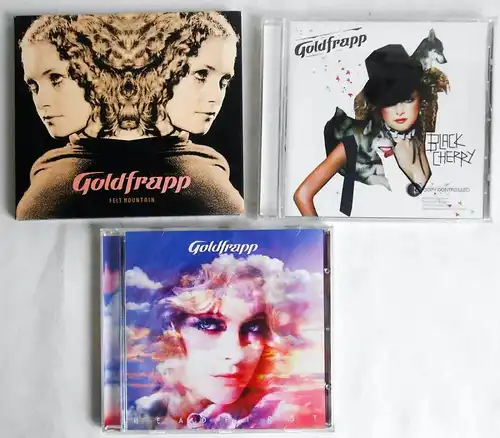 4 CD´s  Goldfrapp   - Sammlung  -