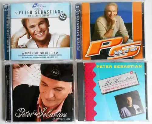 6 CD´s  Peter Sebastian   - Sammlung  -