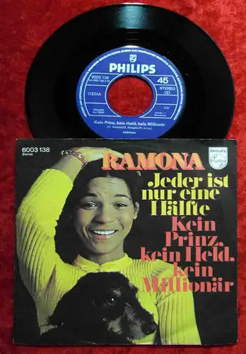 Single Ramona: Jeder ist nur eine Hälfte (Philips 6003 138) D 1971