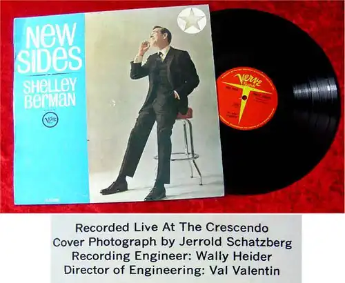 LP Shelley Berman: New Sides (Verve Australia)