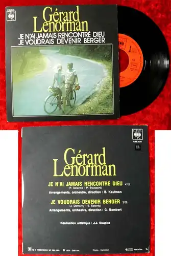 Single Gerard Lenorman: Je N´ai Jamais Rencontré Dieu (CBS 2531) F 1974