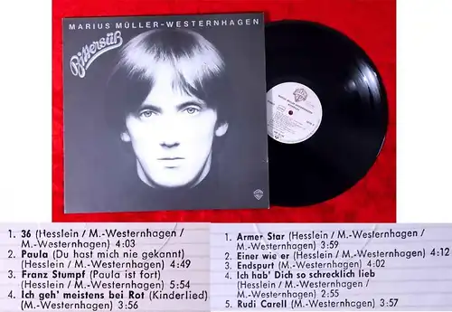 LP Marius Müller-Westernhagen: Bittersüß (Warner Bros. WB 56 194) D 1976