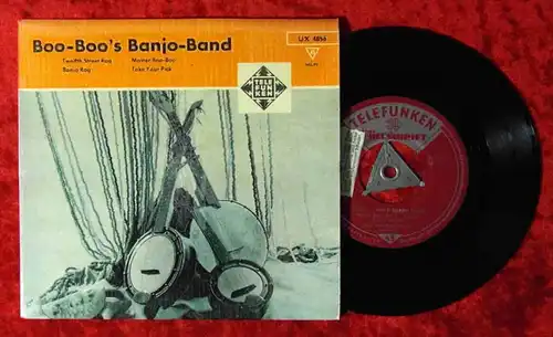 EP Boo Boo´s Banjo Band: Twelfth Street Rag + 3  (Telefunken UX 4856) D