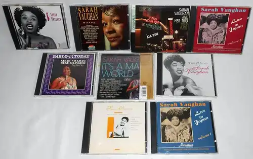 9 CD´s  Sarah Vaughan    - Sammlung -