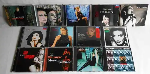 13 CD´s  Ute Lemper  - Sammlung -