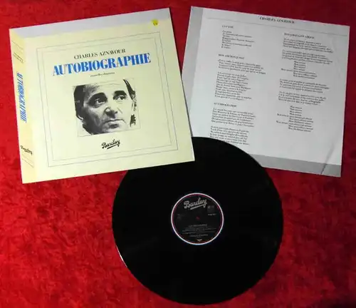 LP Charles Aznavour: Autobiographie (Barclay 0066.062) D 1980