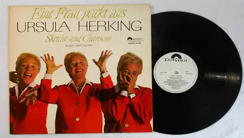 LP Ursula Herking: Eine Frau packt aus (Polydor International 237 801) D 1964 PR