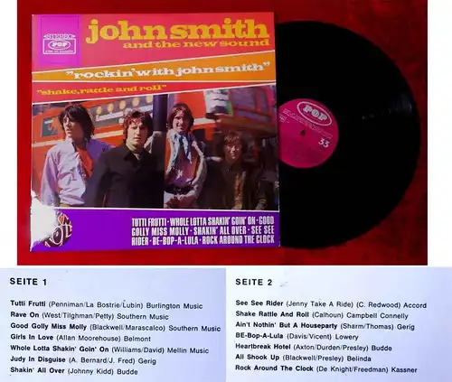 LP John Smith & The New Sound: Rockin´ With John Smith (Pop ZS 10160) D 1968