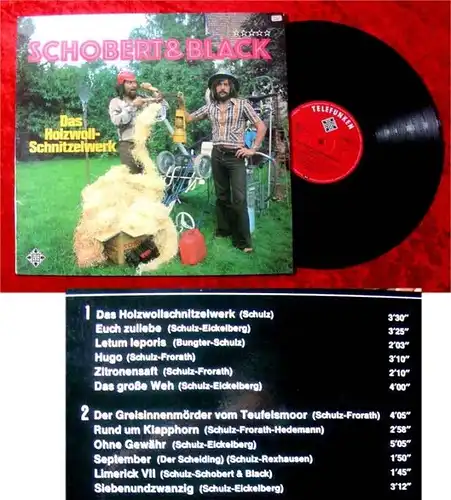 LP Schobert & Black Das Holzwoll Schnitzelwerk 1972