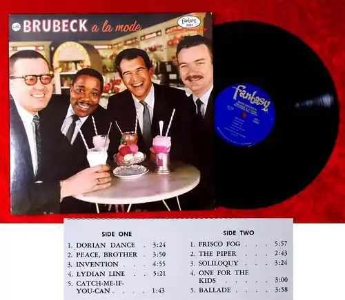 LP Dave Brubeck á la Mode feat Bill Smith (Fantasy OJC-200) US 1985