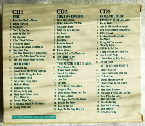 3CD Box Hank Thompson & Brazos Valley Boys - 6 Original Albums (Goldies) 