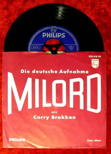 Single Corry Brokken: Milord (Philips 318 418 PF) D
