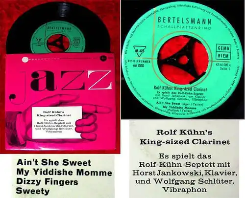 EP Rolf Kühn Septett: Rolf Kühn´s King-sized Clarinet w/ Jankowski & W.Schlüter
