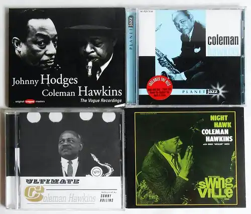 4 CD´s  Coleman Hawkins  - Sammlung -