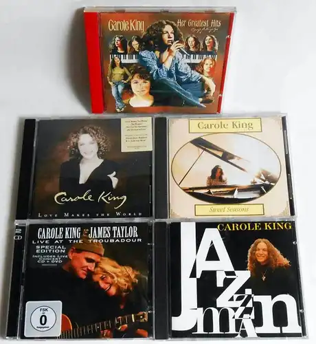 6 CD´s  Carole King   - Sammlung -