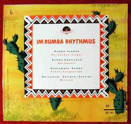 EP Max Greger & Kurt Edelhagen: Im Rumba Rhythmus (Polydor 20 141) D 1956