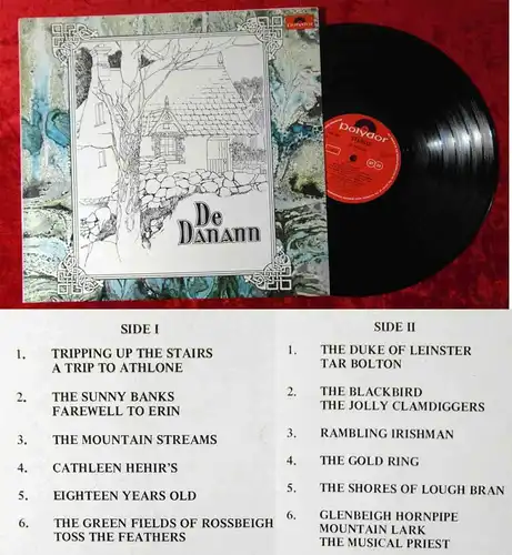 LP De Danann (Polydor 2904 005 Super) Ireland 1975