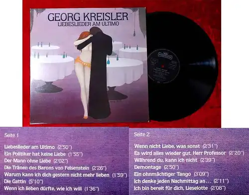 LP Georg Kreisler: Liebeslieder am Ultimo (Intercord 160 120) D 1979
