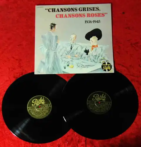 2LP Chansons Grises - Chansons Roses  1936 - 1945 (Pathé 2C 150-15698/9) F 1980