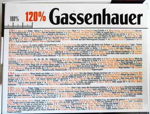 24 CD 120% Gassenhauer / Evergreens / Ohrwürmer / Oldies (Flex) 2006