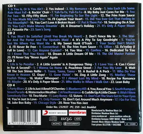 4CD Set Jazz Duets (Sony)