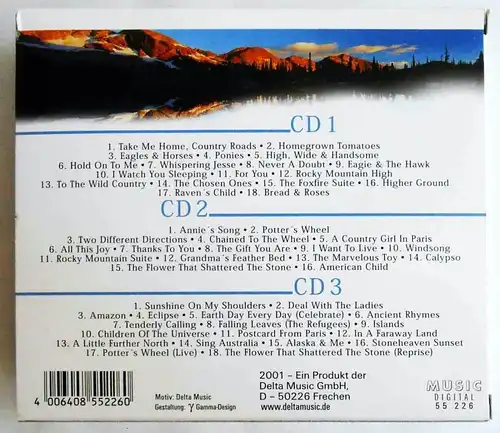 3CD Box John Denver: Take Me Home Country Roads (Delta) 2001