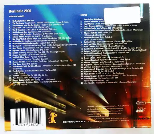 2CD Internationale Filmfestspiele Berlin - Berlinale 2000 (Ariola)