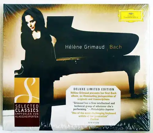 CD Helene Grimaud - Bach (Deluxe Limited Edition) (DGG) 2008