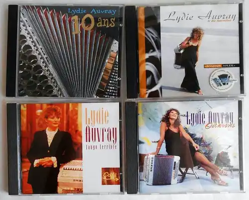 4 CD´s  Lydie Auvray   - Sammlung  -