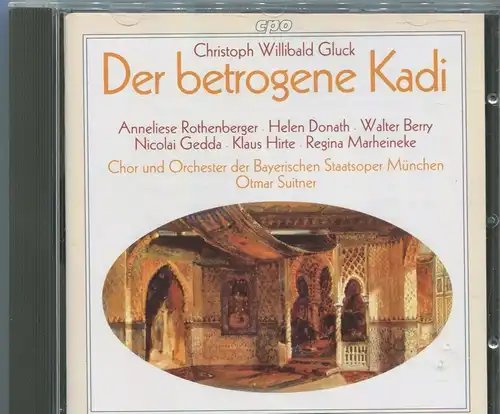 CD Gluck: Der betrogene Kadi -  Walter Berry Helen Donath Gedda... (EMI) 1997