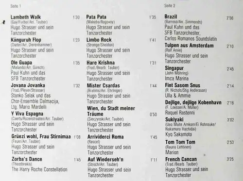 LP Dance Around The World IN SRS Hotels (D) (EMI)