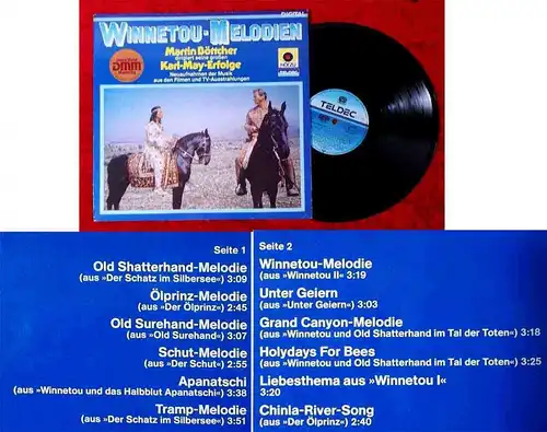 LP Martin Böttcher: Winnetou-Melodien (Hör Zu 624965 AS) D 1981