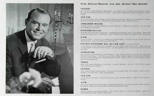 LP Fritz Schulz-Reichel: In der Bar gegenüber (Polydor 237 116 Stereo) D 1962