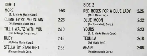 LP Billy Vaughn: More (Pickwick PC 3074) US