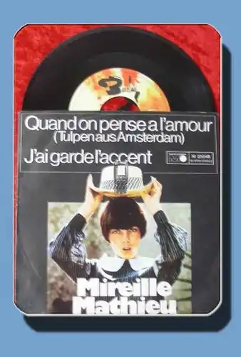 Single Mireille Mathieu: Quand on pense a l'amour
