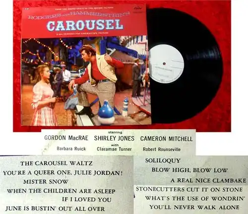 LP Carousel Gordon McRae Shirley Jones