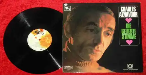 LP Charles Aznavour: Die geliebte Stimme (Barclay H 843) Dt. Schallplattenclub