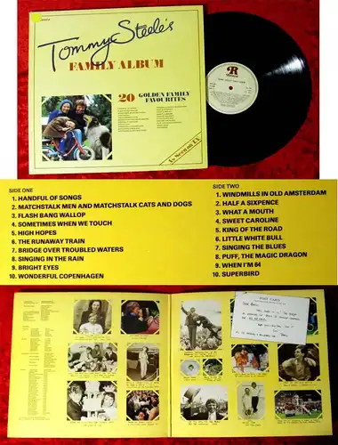 LP Tommy Steele: Family Album (Ronco RTD 2341) UK 1979
