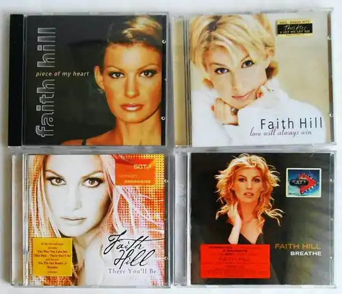 4 CD´s  Faith Hill  - Sammlung -