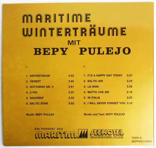 LP Bepy Pulejo: Maritime Winterträume (Bepy 19341-6) D