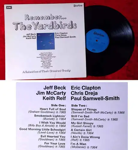 LP Yardbirds: Remember... (EMI Starline SRS 5069) UK