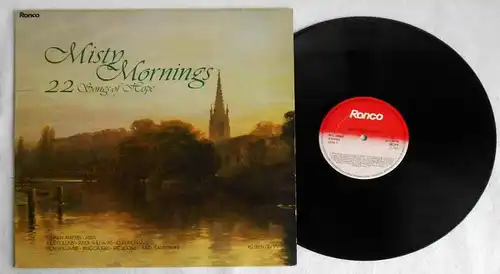 LP Misty Mornings - 22 Songs Of Hope - (Ronco RTL 2066) UK 1981 Abba!!