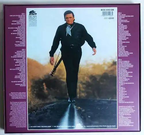 4 CD Box Johnny Cash: Come Along and Ride This Train  (Bear Family) D 1991