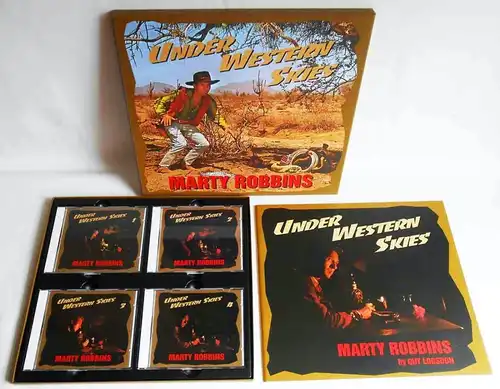 4 CD Box Marty Robbins: Under Western Skies (Bear Family) D 1995